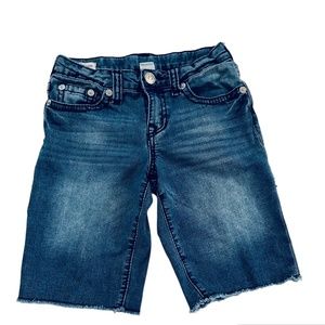 true religion shorts girls denim blue size 8